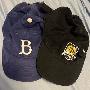 2 for 1 hats Bobby Orr Boston and old school blue b